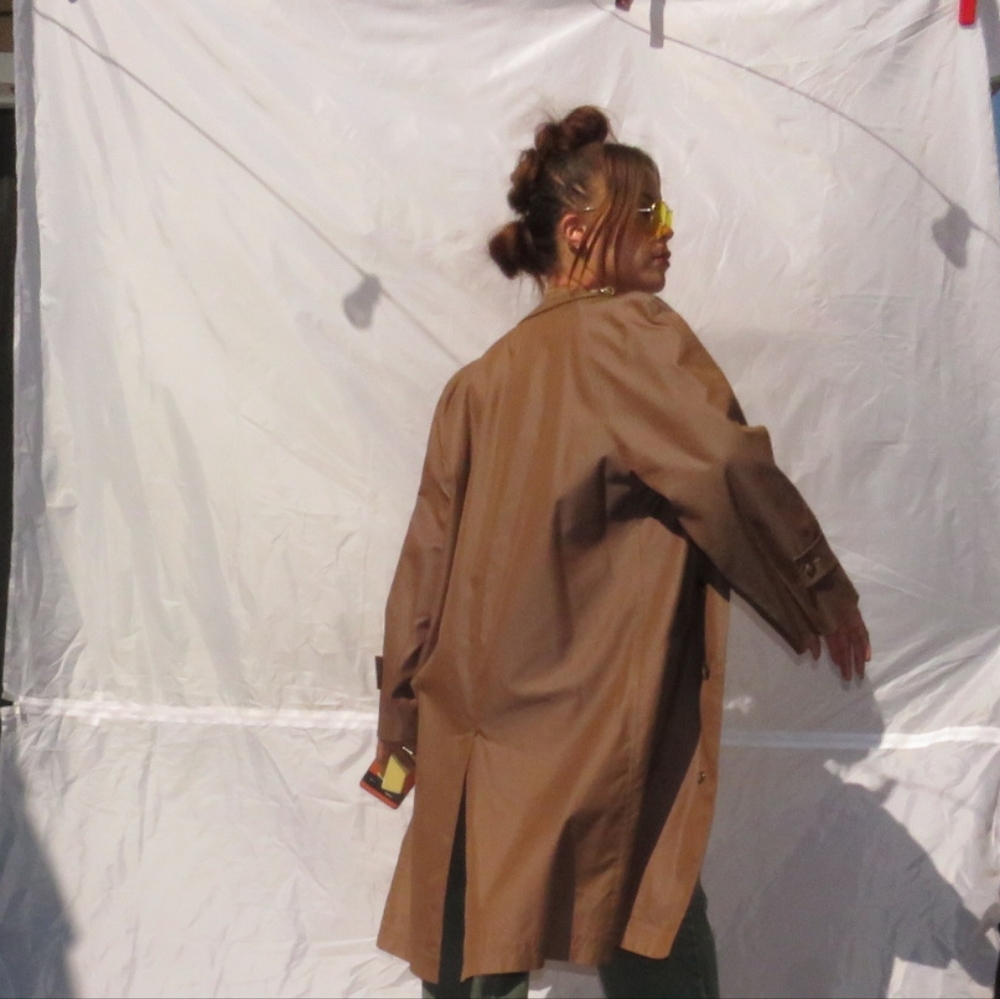 VINTAGE IRIDESCENT SWING COAT - Picture 5 of 7